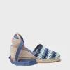 Toni Pons Cuñas Medias | Cerradas | GEORGINA - Alpargata de cuña de mujer en crochet multicolor | GEORGINA