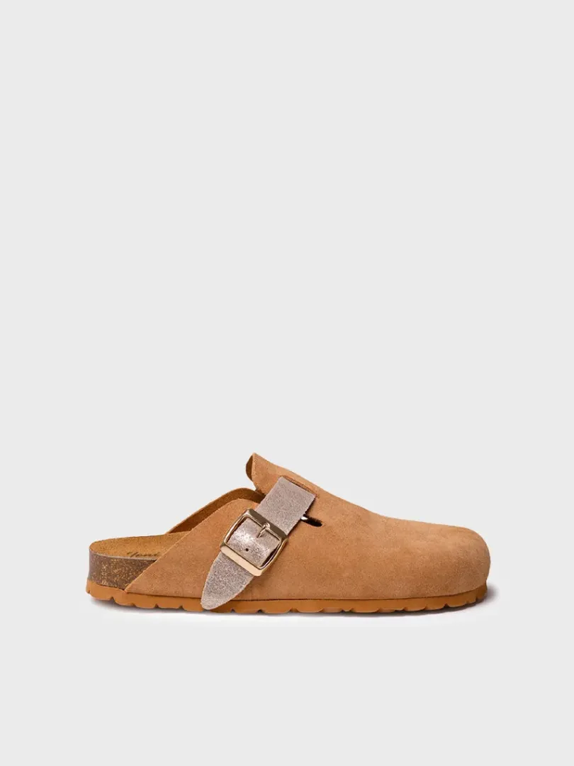 Toni Pons Sandalias | Bios | GILA-QT - Zueco de mujer en serraje con hebilla | GILA-QT