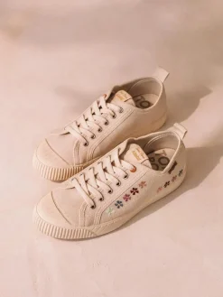 Toni Pons Sneakers Y Zapatillas | GILDA-EA - Zapatilla deportiva baja de mujer en algodón reciclado y bordados | GILDA-EA