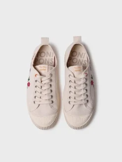 Toni Pons Sneakers Y Zapatillas | GILDA-EJ - Zapatilla deportiva baja de mujer en algodón reciclado y bordados | GILDA-EJ