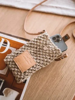 Toni Pons Bolsos | GINETH - Bolsa de yute para el móvil | GINETH
