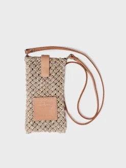 Toni Pons Bolsos | GINETH - Bolsa de yute para el móvil | GINETH