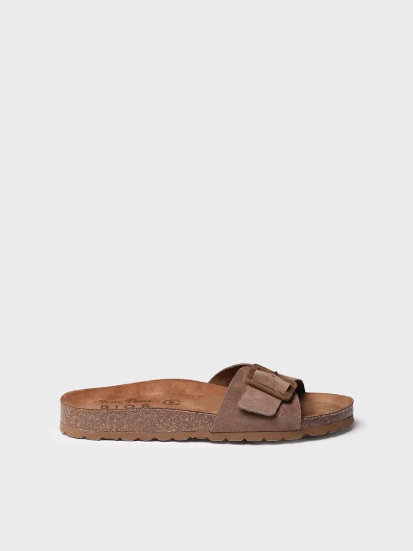 Toni Pons Sandalias | Bios | GLIDE-QT - Sandalia BIO de mujer con hebilla y suela de corcho | GLIDE-QT
