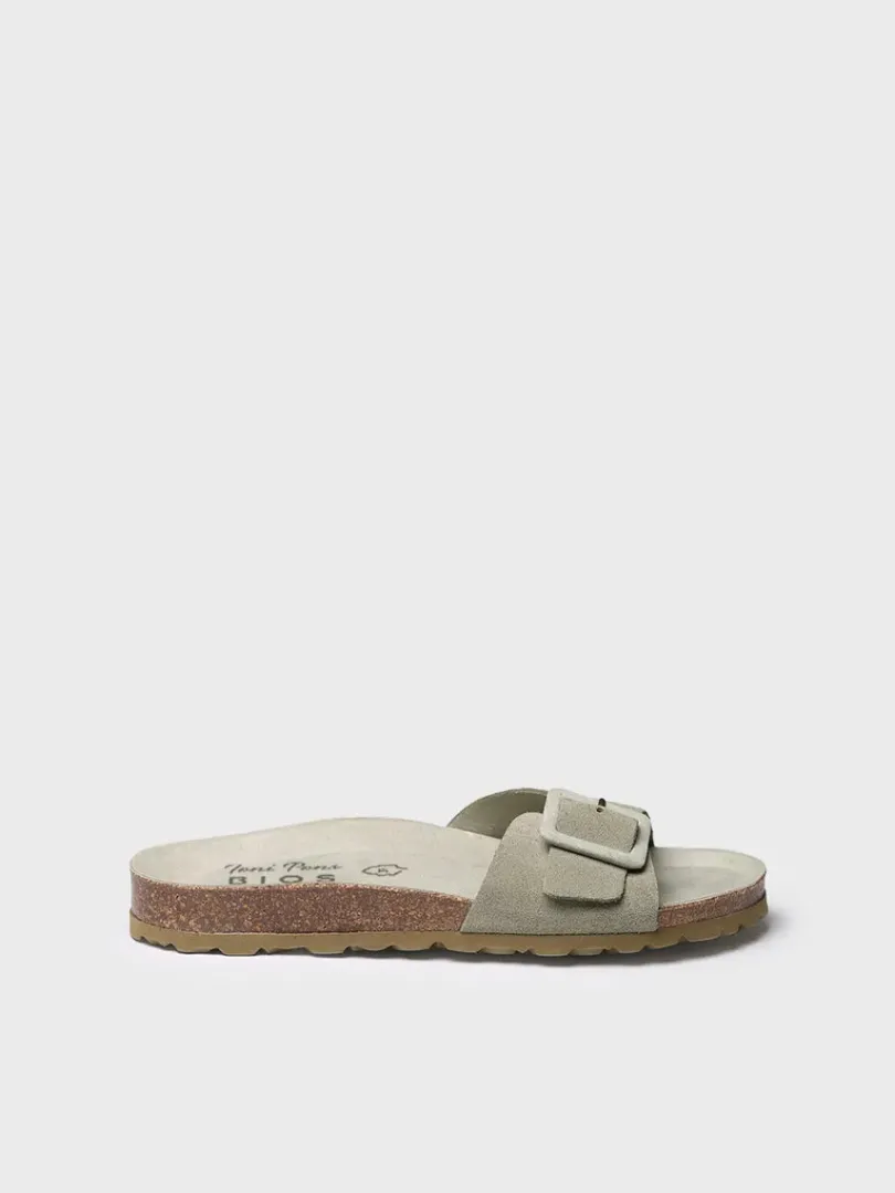 Toni Pons Sandalias | Bios | GLIDE-QT - Sandalia BIO de mujer con hebilla y suela de corcho | GLIDE-QT