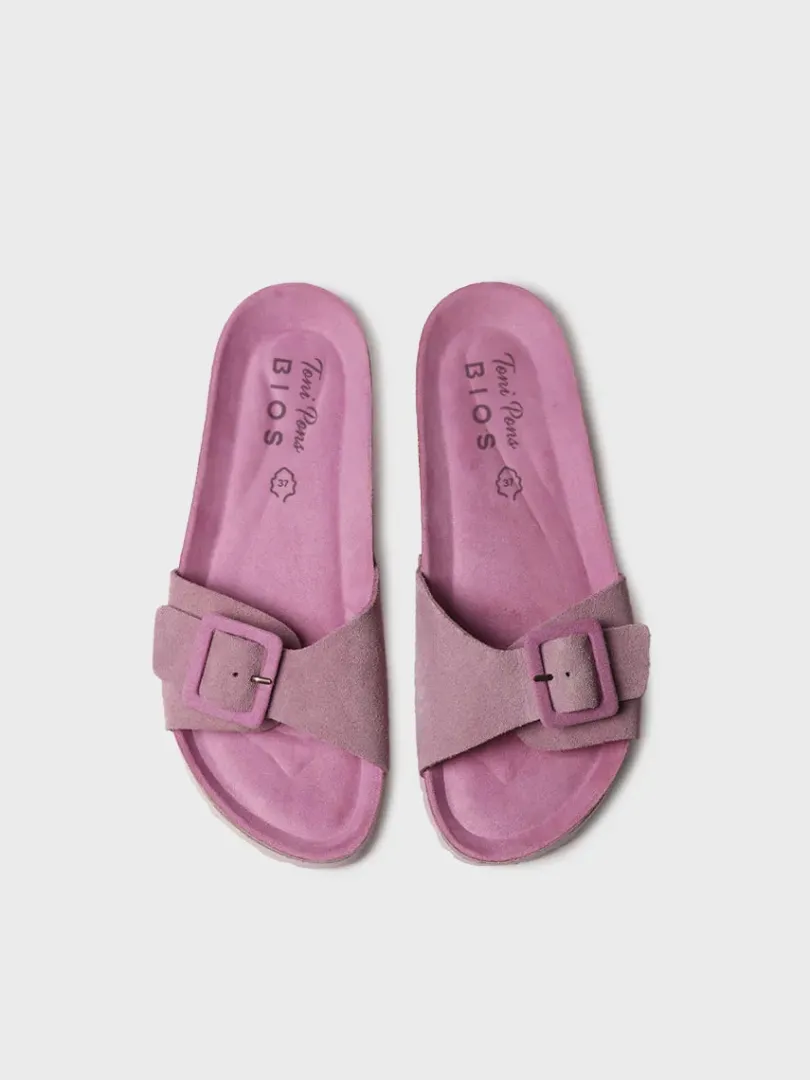 Toni Pons Sandalias | Bios | GLIDE-QT - Sandalia BIO de mujer con hebilla y suela de corcho | GLIDE-QT