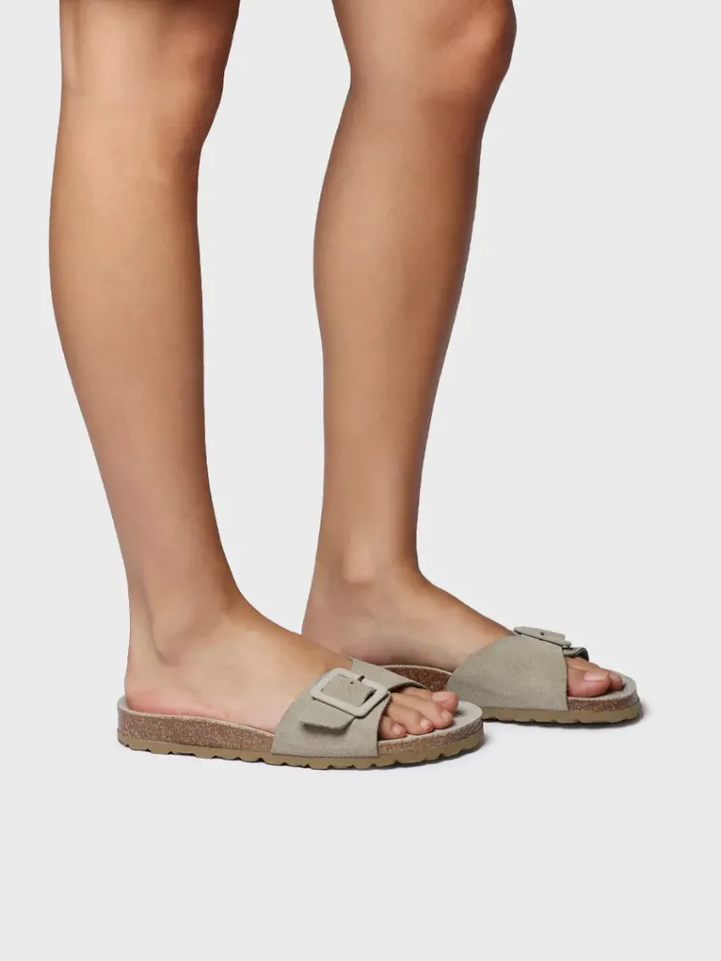 Toni Pons Sandalias | Bios | GLIDE-QT - Sandalia BIO de mujer con hebilla y suela de corcho | GLIDE-QT