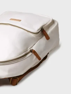 Toni Pons Bolsos | GLORIA - Mochila de lona de algodón con tiras en ante vegano | GLORIA