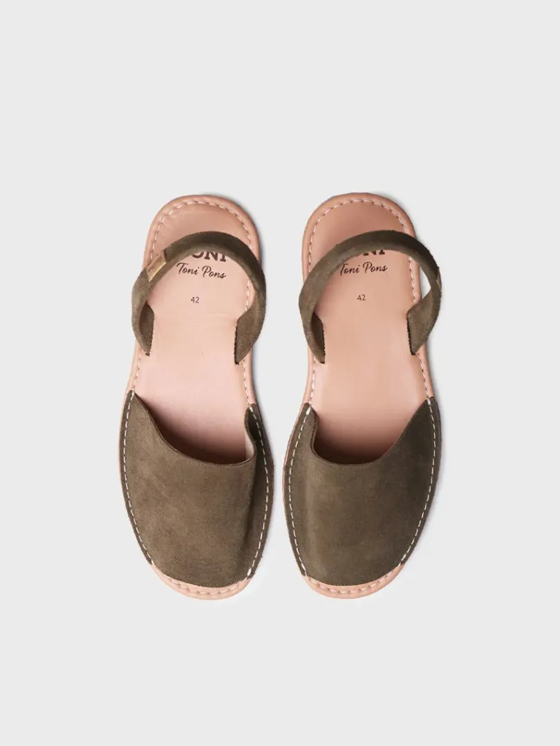 Toni Pons Menorquinas | GRAU-QT - Menorquina para hombre en serraje | GRAU-QT