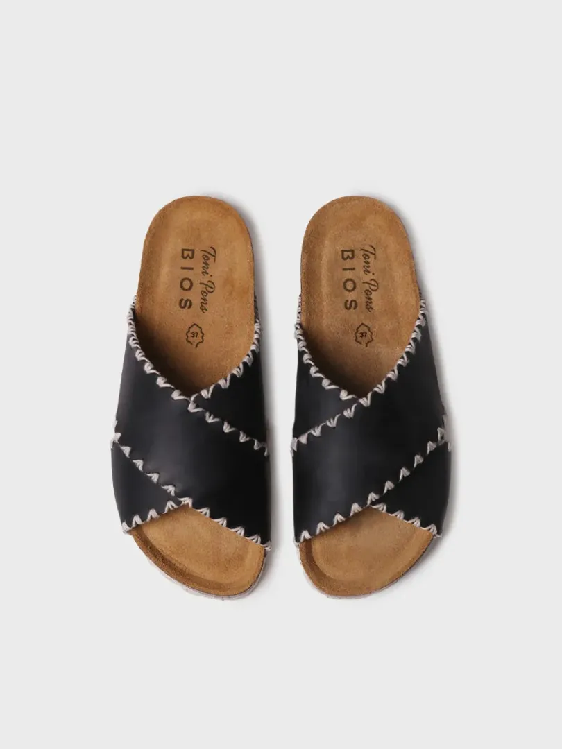 Toni Pons Sandalias | Bios | GRIT-PE - Sandalia BIO de mujer en cuero con tiras cruzadas | GRIT-PE