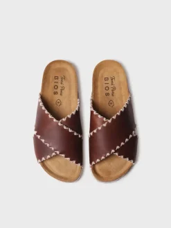 Toni Pons Sandalias | Bios | GRIT-PE - Sandalia BIO de mujer en cuero con tiras cruzadas | GRIT-PE