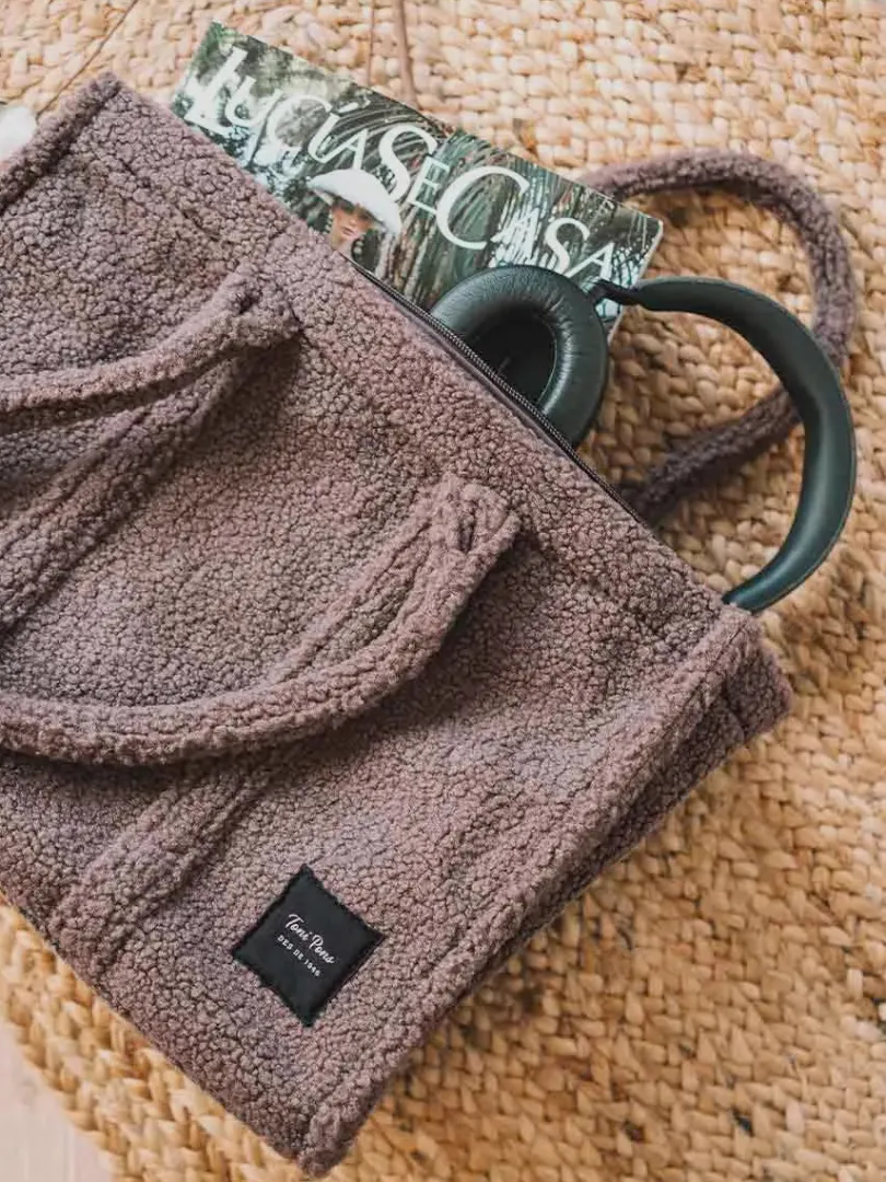Toni Pons Bolsos | GWEN - Bolso shopper de mujer tipo borrego | GWEN