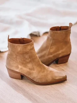 Toni Pons Botines Y Zapatos | IKIA-SY - Botín para mujer en serraje en | IKIA-SY