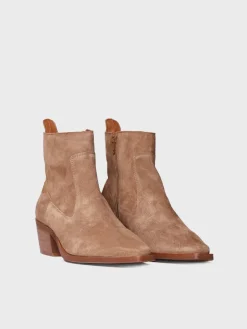 Toni Pons Botines Y Zapatos | IKIA-SY - Botín para mujer en serraje en | IKIA-SY