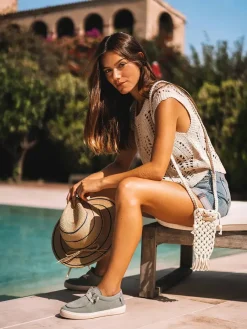 Toni Pons Sneakers Y Zapatillas | IRELIA - Zapato de mujer en algodón con cordones elásticos | IRELIA
