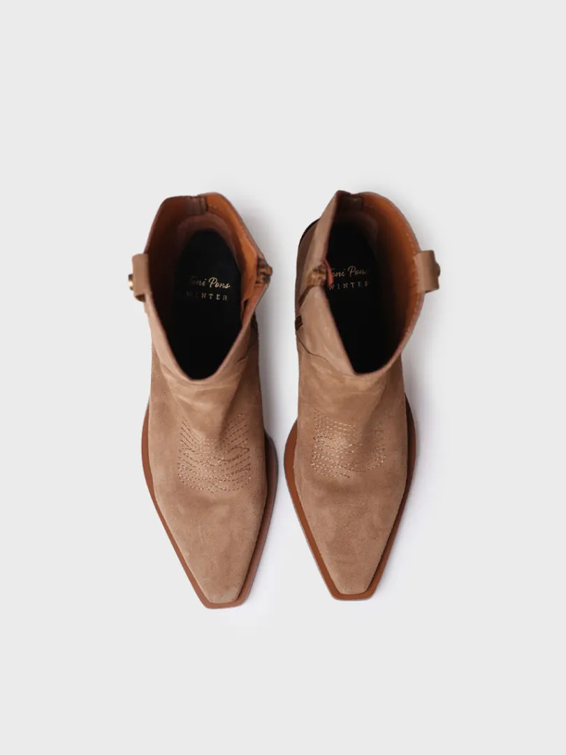 Toni Pons Botines Y Zapatos | IRENE-SY - Botín para mujer en serraje | IRENE-SY