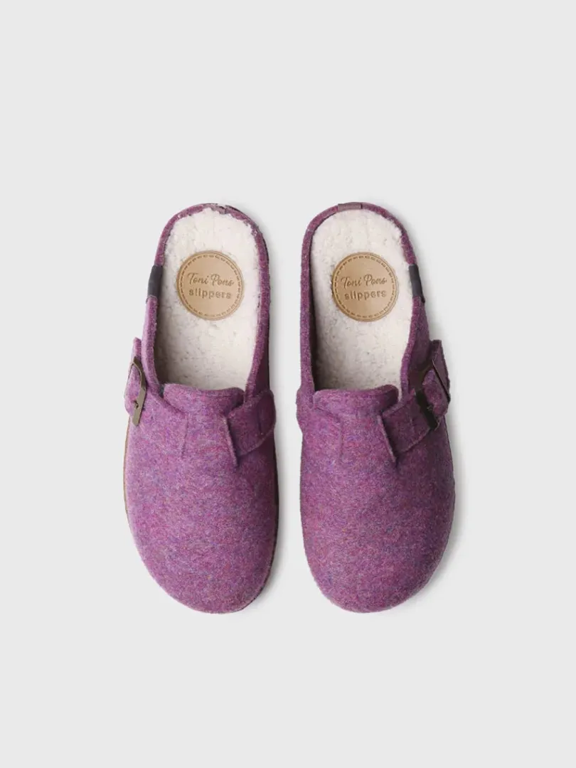 Toni Pons Slippers | JAELLE-FR - Zapatilla de casa para mujer con hebilla | JAELLE-FR