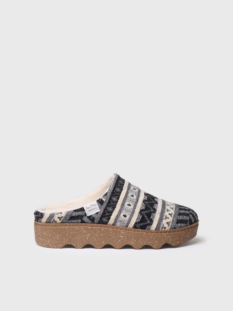 Toni Pons Slippers | JOYCE-YA - Zapatilla de casa de mujer con motivos étnicos | JOYCE-YA