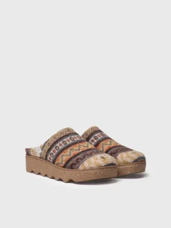 Toni Pons Slippers | JOYCE-YA - Zapatilla de casa de mujer con motivos étnicos | JOYCE-YA