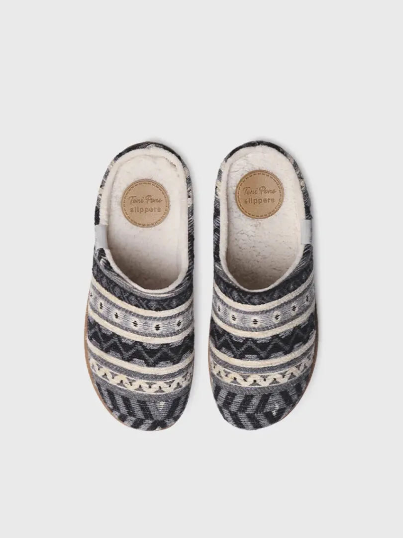 Toni Pons Slippers | JOYCE-YA - Zapatilla de casa de mujer con motivos étnicos | JOYCE-YA