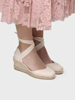 Toni Pons Cuñas Medias | Cerradas | JULIA - Alpargata de cuña con cintas | JULIA