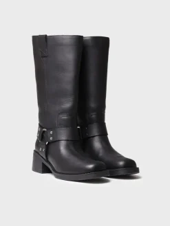 Toni Pons Botas | KATE - Bota biker de piel para mujer | KATE