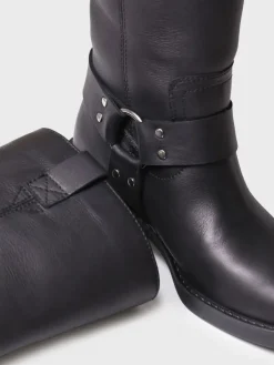 Toni Pons Botas | KATE - Bota biker de piel para mujer | KATE