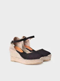 Toni Pons Cuñas Altas | Plataformas | LAIA-NT - Alpargata con cuña de mujer en lino | LAIA-NT