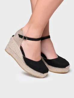 Toni Pons Cuñas Altas | Plataformas | LAIA-NT - Alpargata con cuña de mujer en lino | LAIA-NT