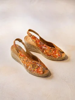 Toni Pons Cuñas Medias | Abiertas | LAILA-LL - Alpargata peep toe de mujer en piel multicolor | LAILA-LL
