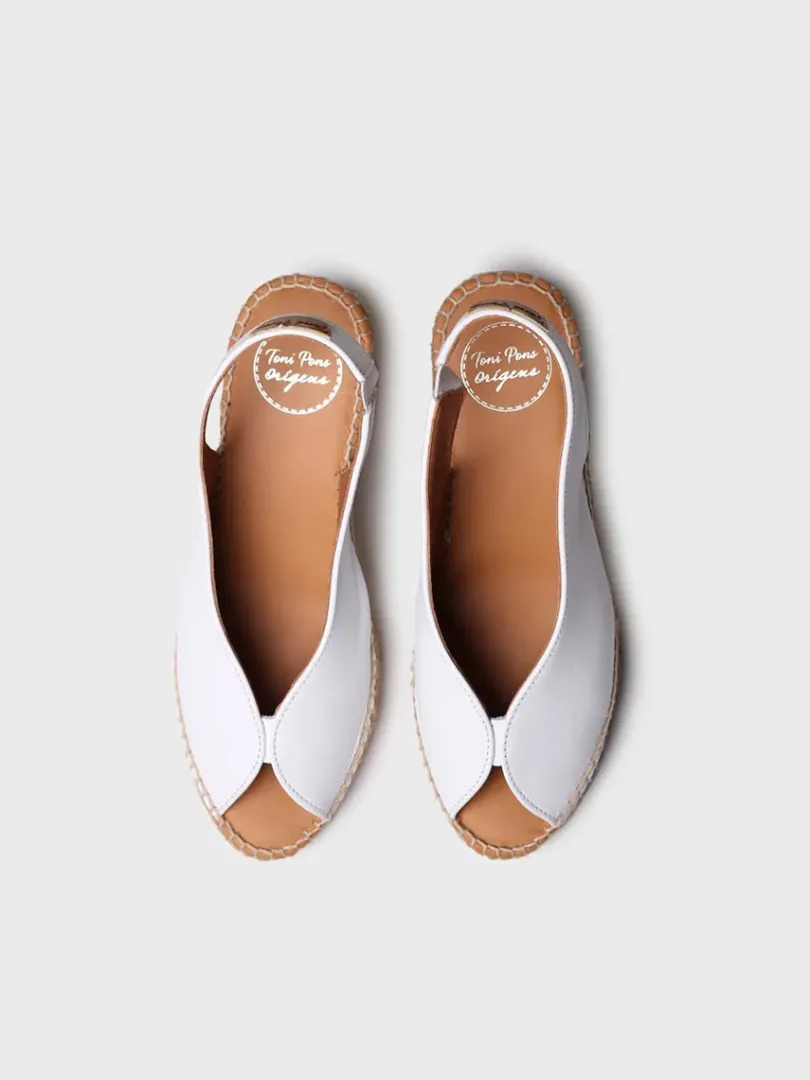 Toni Pons Cuñas Medias | Abiertas | LAILA-P - Alpargata de cuña estilo peep toe | LAILA-P