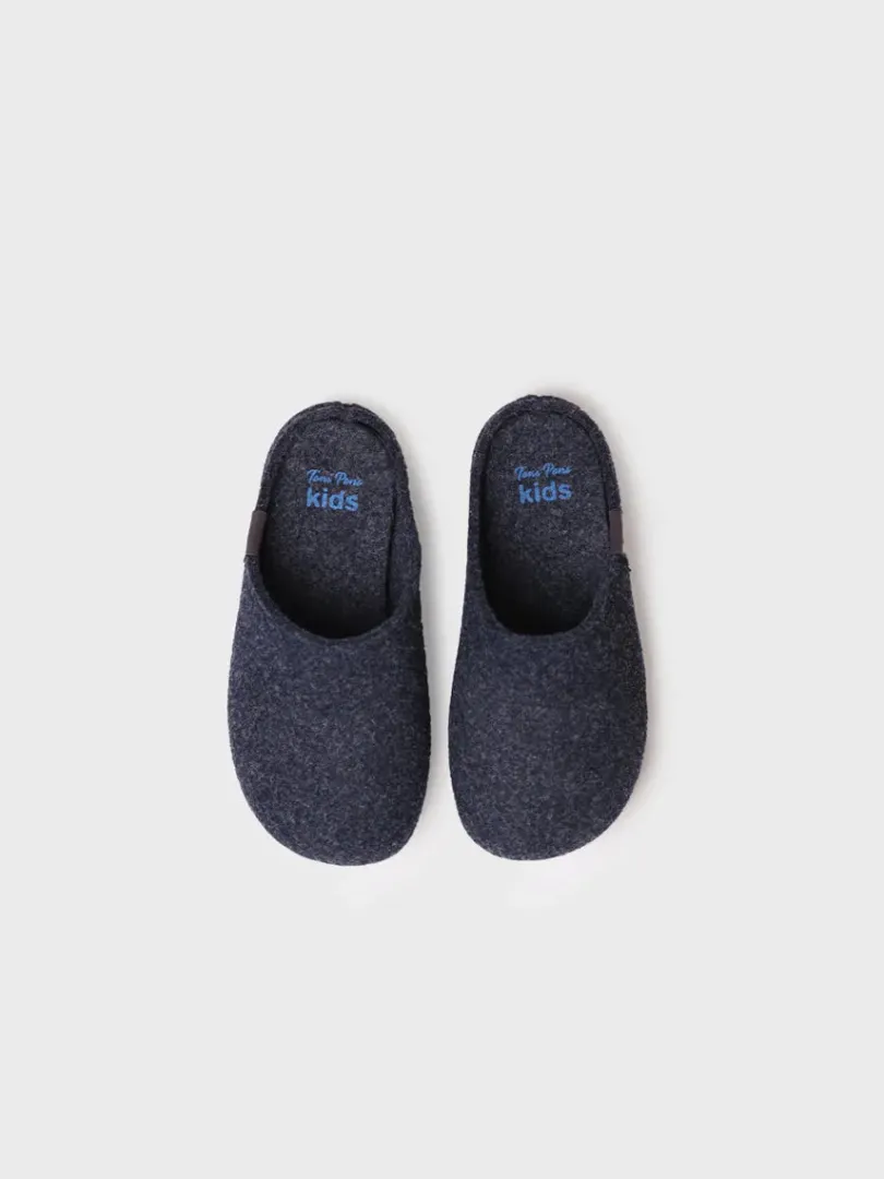 Toni Pons Slippers | LOGAN-FR - Slippers para niño en fieltro reciclado | LOGAN-FR