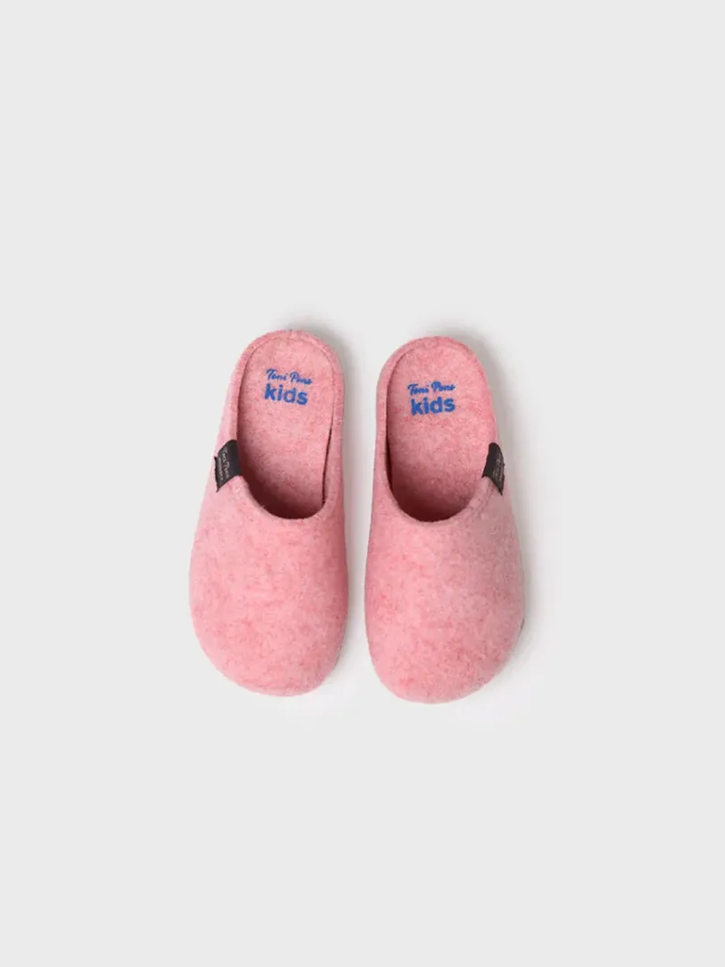 Toni Pons Slippers | LOGAN-FR - Slippers para niño en fieltro reciclado | LOGAN-FR