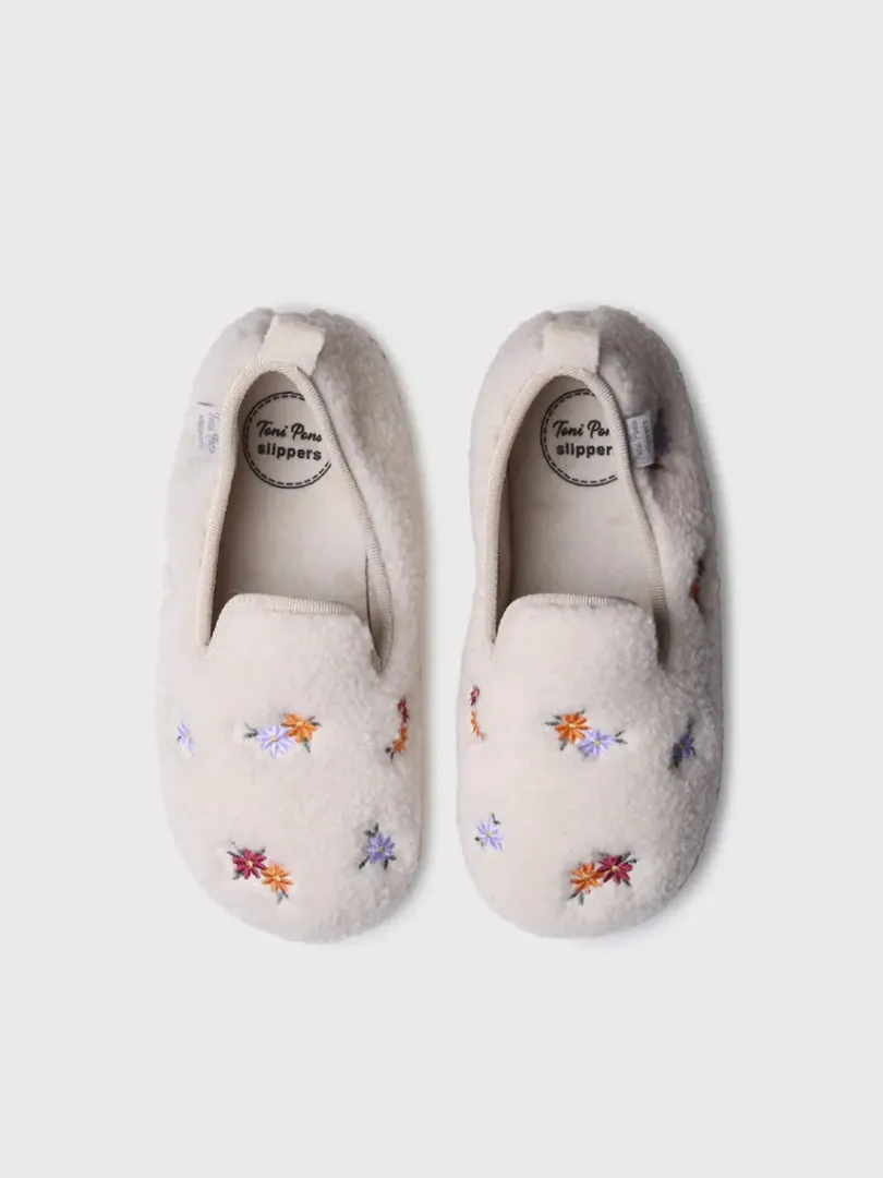Toni Pons Slippers | MAILY-BB - Zapatilla tipo babucha con motivos bordados para mujer | MAILY-BB