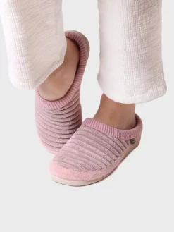 Toni Pons Slippers | MALU-OD - Zapatilla tipo zueco para mujer en fieltro y pelo sintético en Crudo | MALU-OD