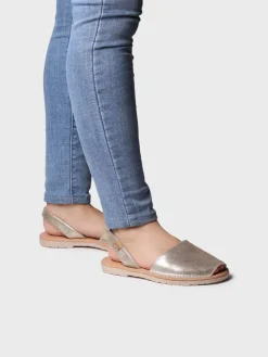 Toni Pons Sandalias | Menorquinas | MAO-QT - Menorquinas clásicas de mujer en serraje | MAO-QT