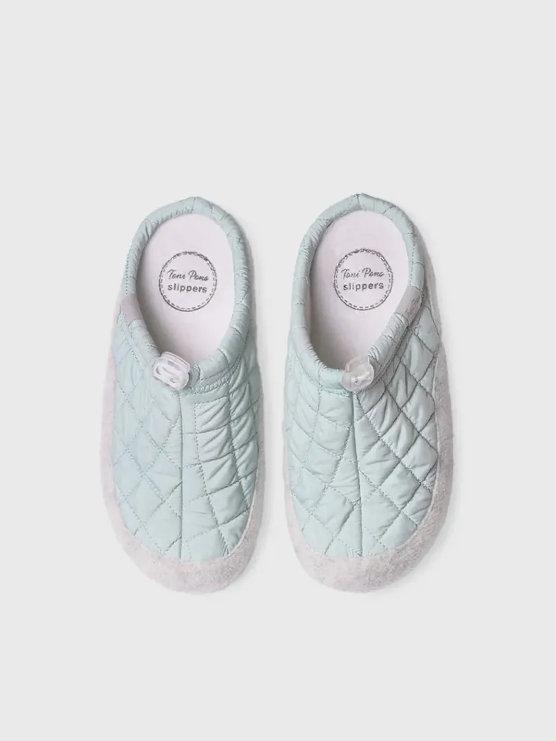 Toni Pons Slippers | MEL-UM - Slippers para mujer en tejido acolchado y fieltro | MEL-UM