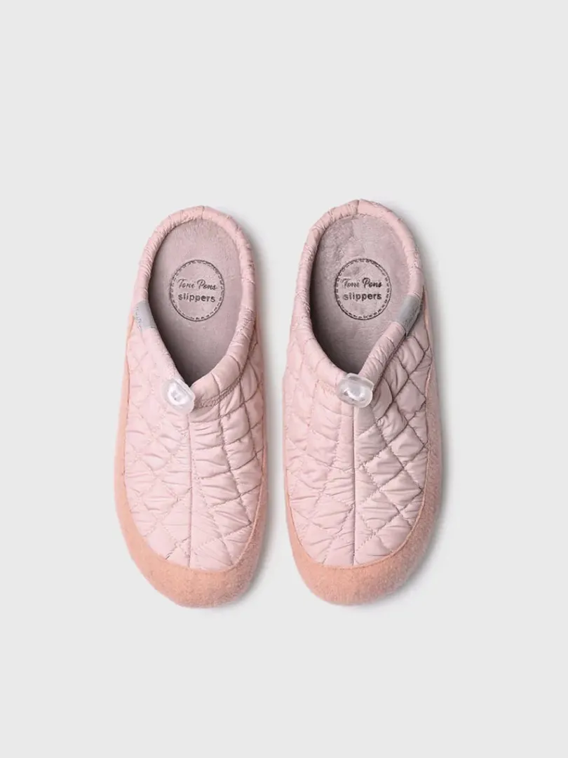 Toni Pons Slippers | MEL-UM - Slippers para mujer en tejido acolchado y fieltro | MEL-UM