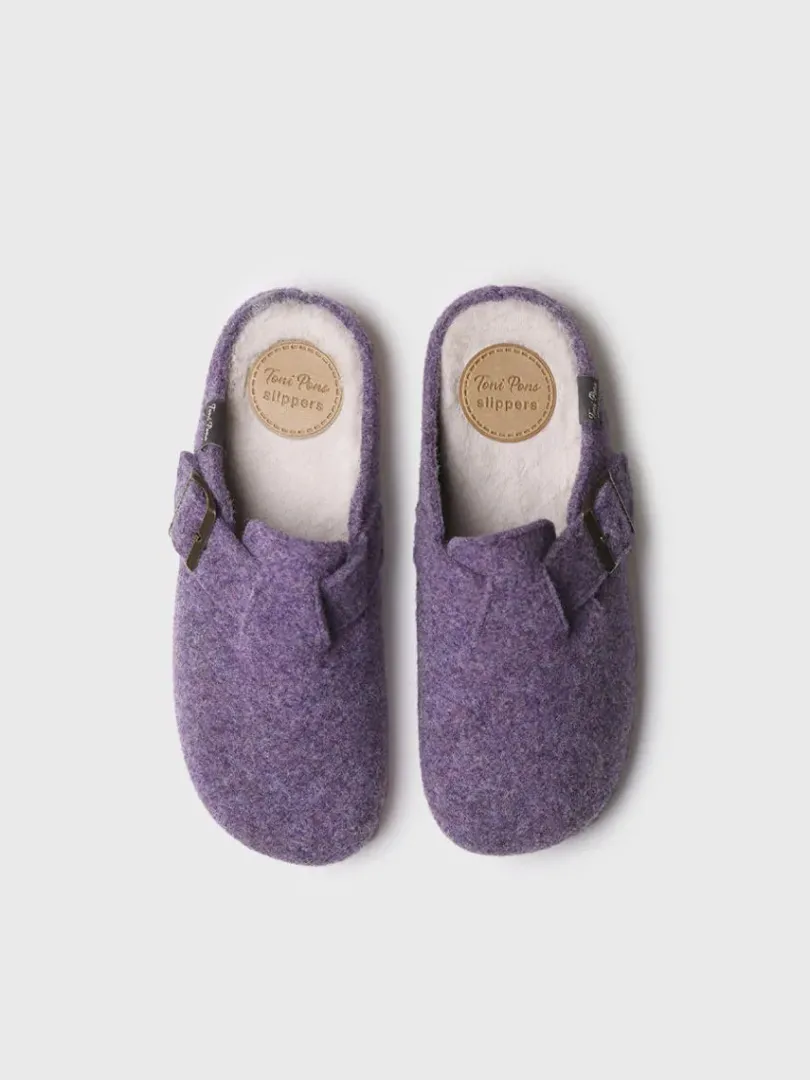 Toni Pons Slippers | MIMA-FP - Slipper de mujer tipo zueco con hebilla | MIMA-FP