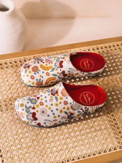 Toni Pons Slippers | MIMI-TJ - Zapatilla de casa tipo zueco de mujer en algodón estampado | MIMI-TJ