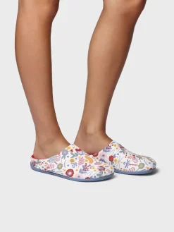 Toni Pons Slippers | MIMI-TJ - Zapatilla de casa tipo zueco de mujer en algodón estampado | MIMI-TJ