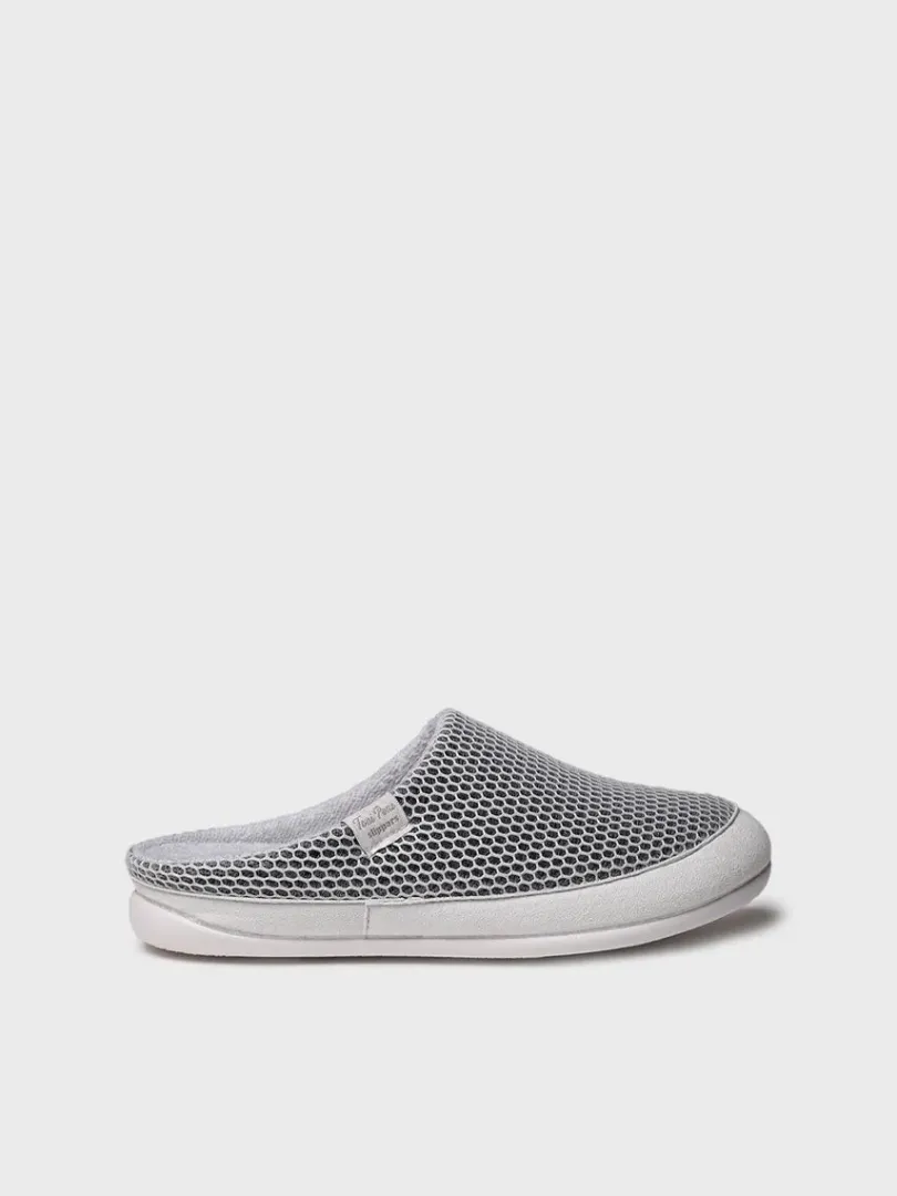 Toni Pons Slippers | MINA-GC - Zapatilla de casa tipo zueco de mujer en rejilla | MINA-GC