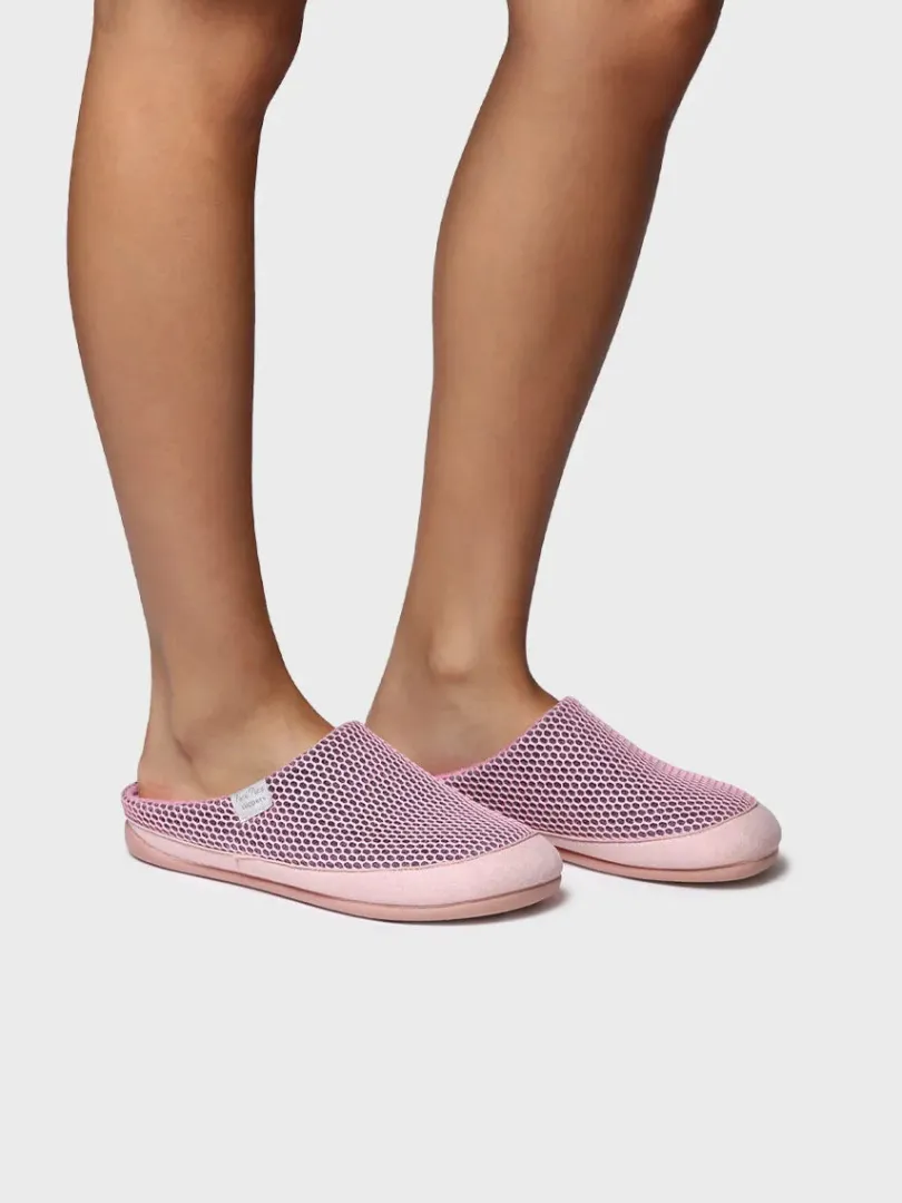 Toni Pons Slippers | MINA-GC - Zapatilla de casa tipo zueco de mujer en rejilla | MINA-GC