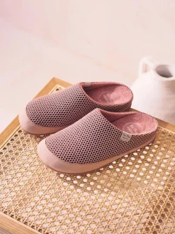 Toni Pons Slippers | MINA-GC - Zapatilla de casa tipo zueco de mujer en rejilla | MINA-GC