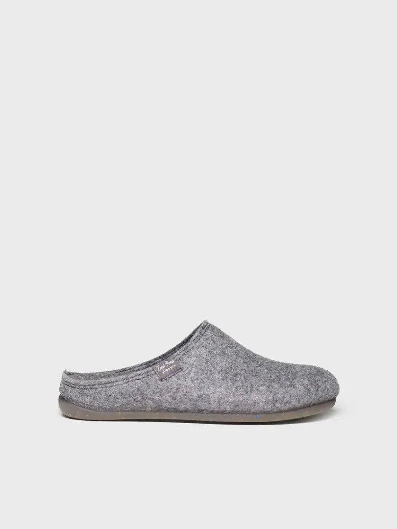 Toni Pons Slippers | MONA-FR - Zapatilla tipo zueco para mujer en fieltro reciclado | MONA-FR