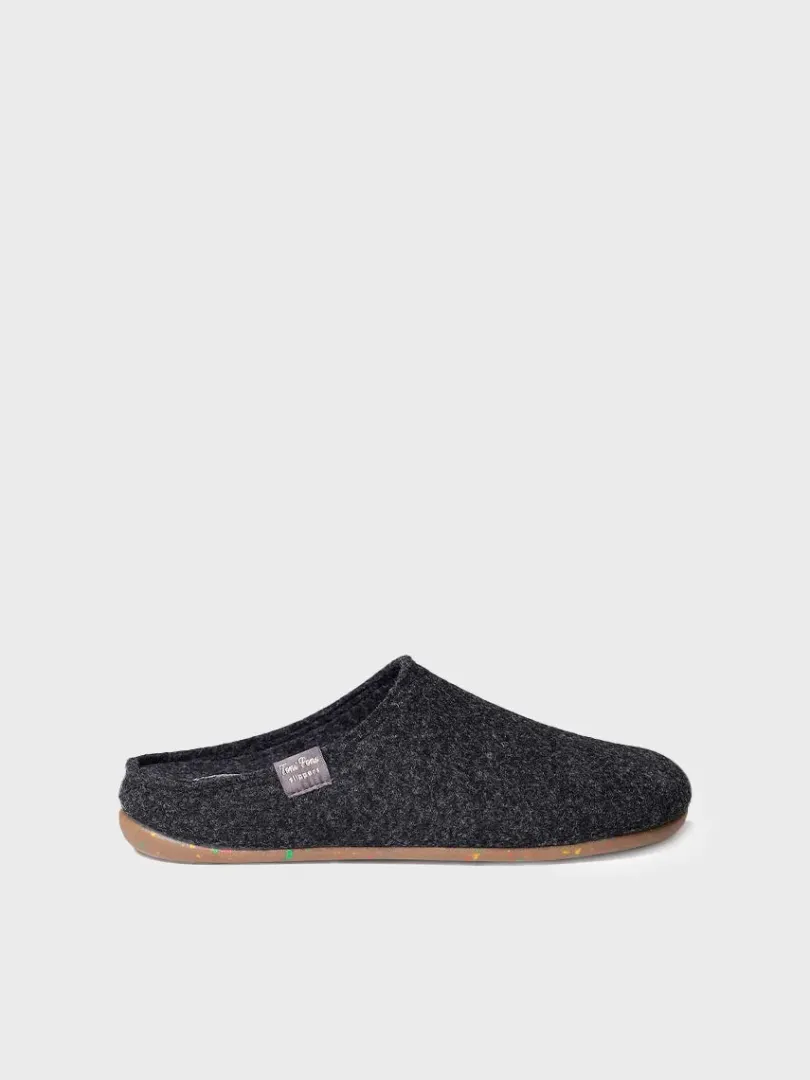 Toni Pons Slippers | MONA-FR - Zapatilla tipo zueco para mujer en fieltro reciclado | MONA-FR