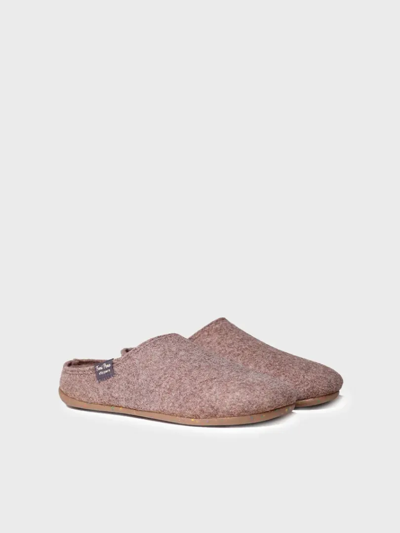 Toni Pons Slippers | MONA-FR - Zapatilla tipo zueco para mujer en fieltro reciclado | MONA-FR