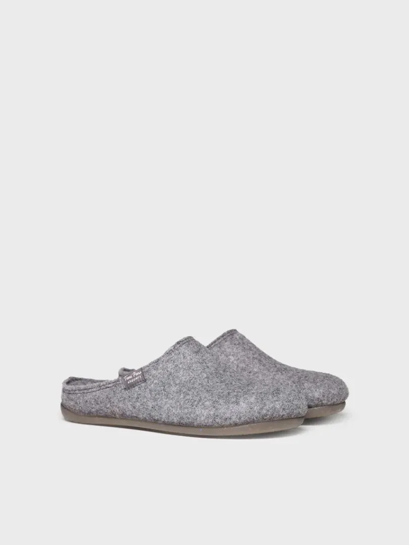 Toni Pons Slippers | MONA-FR - Zapatilla tipo zueco para mujer en fieltro reciclado | MONA-FR