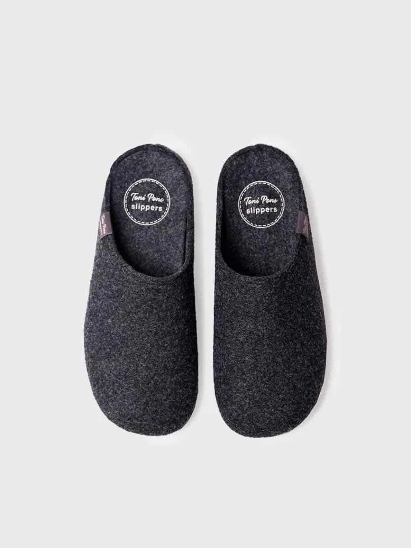 Toni Pons Slippers | MONA-FR - Zapatilla tipo zueco para mujer en fieltro reciclado | MONA-FR