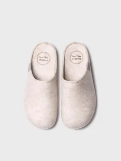 Toni Pons Slippers | MONA-FR - Zapatilla tipo zueco para mujer en fieltro reciclado | MONA-FR