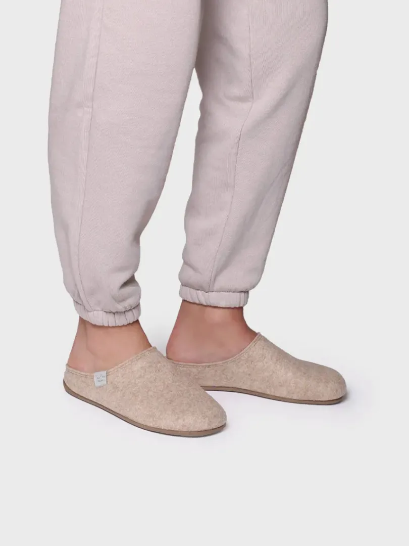 Toni Pons Slippers | MONA-FR - Zapatilla tipo zueco para mujer en fieltro reciclado | MONA-FR